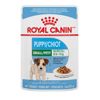 RC SHN Small Puppy Chunks in Gravy Pouch 12/85 gm